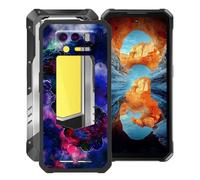 YQINHHME Coque pour Oukitel WP100 (6.80"), Anti-Choc et Anti-Rayures Etui de Protection Ultra-Fin Noir Souple Silicone TPU Bumper Housse Case pour Oukitel WP100 - Nuage de Roses