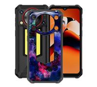 YQINHHME Coque pour Oukitel WP53 (6.52"), Anti-Choc et Anti-Rayures Etui de Protection Ultra-Fin Noir Souple Silicone TPU Bumper Housse Case pour Oukitel WP53 - Nuage de Roses