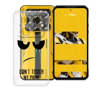 YQINHHME Coque pour Oukitel WP60 5G (7.20 Pouces), Anti-Rayures Anti-Chute Silicone Souple Housse Etui Mince Transparent TPU Bumper Case Cover pour Oukitel WP60 5G - DUO5