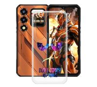 YQINHHME Coque pour Oukitel WP66 (6.60 Pouces), Anti-Rayures Anti-Chute Silicone Souple Housse Etui Mince Transparent TPU Bumper Case Cover pour Oukitel WP66 - DUO4