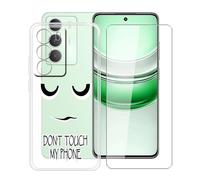 YQINHHME Coque pour Realme C73 (6.67 Pouces), Anti-Rayures Anti-Chute Silicone Souple Housse Etui Mince Transparent TPU Bumper Case Cover pour Realme C73 - DUO6