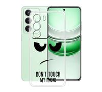 YQINHHME Coque pour Realme C73 (6.67 Pouces), Anti-Rayures Anti-Chute Silicone Souple Housse Etui Mince Transparent TPU Bumper Case Cover pour Realme C73 - DUO5