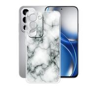 YQINHHME Coque pour Realme P4R (6.81 Pouces), Ultra-Fine Anti-Rayures Silicone Souple Housse Etui Transparent Anti-Chute TPU Bumper Case Cover pour Realme P4R - Marbre