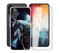 YQINHHME Coque pour TCL K70 NXTpaper + 2 x Verre Trempé - WMA16