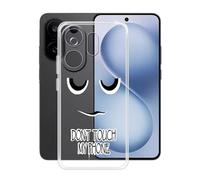 YQINHHME Coque pour Vivo V60 (6.67 Pouces), Anti-Rayures Anti-Chute Silicone Souple Housse Etui Mince Transparent TPU Bumper Case Cover pour Vivo V60 - DUO6