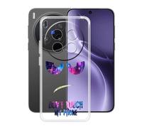 YQINHHME Coque pour Vivo X300 Pro (6.78 Pouces), Anti-Rayures Anti-Chute Silicone Souple Housse Etui Mince Transparent TPU Bumper Case Cover pour Vivo X300 Pro - DUO4