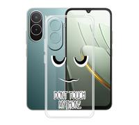 YQINHHME Coque pour Xiaomi Poco C81 Pro (6.9 Pouces), Anti-Rayures Anti-Chute Silicone Souple Housse Etui Mince Transparent TPU Bumper Case Cover pour Xiaomi Poco C81 Pro - DUO6