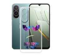 YQINHHME Coque pour Xiaomi Poco C81 Pro (6.9 Pouces), Anti-Rayures Anti-Chute Silicone Souple Housse Etui Mince Transparent TPU Bumper Case Cover pour Xiaomi Poco C81 Pro - DUO4