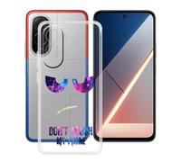 YQINHHME Coque pour Xiaomi Poco M7 4G (6.90 Pouces), Anti-Rayures Anti-Chute Silicone Souple Housse Etui Mince Transparent TPU Bumper Case Cover pour Xiaomi Poco M7 4G - DUO4