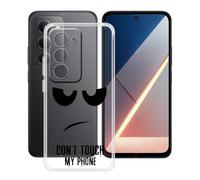 YQINHHME Coque pour Xiaomi Poco M8s 5G (6.9 Pouces), Anti-Rayures Anti-Chute Silicone Souple Housse Etui Mince Transparent TPU Bumper Case Cover pour Xiaomi Poco M8s 5G - DUO5