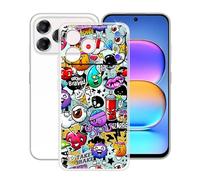 YQINHHME Coque pour ZTE Blade V80 Pro (6.75 Pouces), Anti-Rayures Anti-Chute Silicone Souple Housse Etui Mince Transparent TPU Bumper Case Cover pour ZTE Blade V80 Pro - XS40