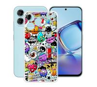 YQINHHME Coque pour ZTE Blade V80 Vita (6.75 Pouces), Anti-Rayures Anti-Chute Silicone Souple Housse Etui Mince Transparent TPU Bumper Case Cover pour ZTE Blade V80 Vita - XS40