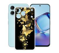 YQINHHME Coque pour ZTE Blade V80 Vita (6.75 Pouces), Anti-Rayures Anti-Chute Silicone Souple Housse Etui Mince Transparent TPU Bumper Case Cover pour ZTE Blade V80 Vita - WMA30