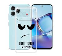 YQINHHME Coque pour ZTE Blade V80 Vita (6.75 Pouces), Anti-Rayures Anti-Chute Silicone Souple Housse Etui Mince Transparent TPU Bumper Case Cover pour ZTE Blade V80 Vita - DUO5