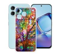 YQINHHME Coque pour ZTE Blade V80 Vita (6.75 Pouces), Anti-Rayures Anti-Chute Silicone Souple Housse Etui Mince Transparent TPU Bumper Case Cover pour ZTE Blade V80 Vita - WMB74