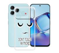 YQINHHME Coque pour ZTE Blade V80 Vita (6.75 Pouces), Anti-Rayures Anti-Chute Silicone Souple Housse Etui Mince Transparent TPU Bumper Case Cover pour ZTE Blade V80 Vita - DUO6