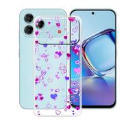 YQINHHME Coque pour ZTE Blade V80 Vita (6.75 Pouces), Anti-Rayures Anti-Chute Silicone Souple Housse Etui Mince Transparent TPU Bumper Case Cover pour ZTE Blade V80 Vita - Bulle d'amour