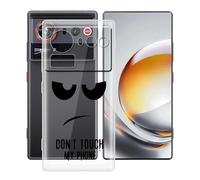 YQINHHME Coque pour ZTE Nubia Z80 Ultra (6.85 Pouces), Anti-Rayures Anti-Chute Silicone Souple Housse Etui Mince Transparent TPU Bumper Case Cover pour ZTE Nubia Z80 Ultra - DUO5