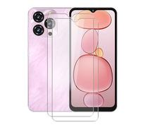 YQINHHME Écran de Protection en Verre Trempé pour Oukitel C3 (6.52 ")[2 Pack] Anti-Rayures, Anti-Choc, HD Clair, pour Oukitel C3 Ultra-Mince Protecteur D'écran