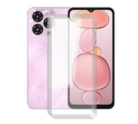 YQINHHME Écran de Protection en Verre Trempé pour Oukitel C3 (6.52 ")[4 Pack] Anti-Rayures, Anti-Choc, HD Clair, pour Oukitel C3 Ultra-Mince Protecteur D'écran