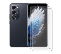 YQINHHME Écran de Protection en Verre Trempé pour Tecno Spark 40 Pro+ (6.78 ") [2 Pack] Anti-Rayures, Anti-Choc, HD Clair, pour Tecno Spark 40 Pro+ Ultra-Mince Protecteur D'écran