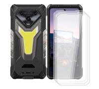 YQINHHME Écran de Protection en Verre Trempé pour Ulefone Armor 34+ (6.95 ")[3 Pack] Anti-Rayures, Anti-Choc, HD Clair, pour Ulefone Armor 34+ Ultra-Mince Protecteur D'écran