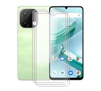 YQINHHME Écran de Protection en Verre Trempé pour Umidigi Note 100A (6.80 ") [3 Pack] Anti-Rayures, Anti-Choc, HD Clair, pour Umidigi Note 100A Ultra-Mince Protecteur D'écran
