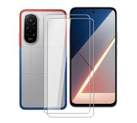 YQINHHME Écran de Protection en Verre Trempé pour Xiaomi Poco M7 4G (6.90 ") [2 Pack] Anti-Rayures, Anti-Choc, HD Clair, pour Xiaomi Poco M7 4G Ultra-Mince Protecteur D'écran