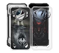 YQINHHME Silicone Coque pour Doogee S200 E | 2 Pcs - WMA27 | Transparent Coque, avec Anti-choc, Anti-rayures, Souple TPU Bumper Housse Etui pour Doogee S200 E 6.72 IN