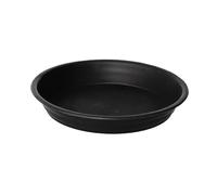 YQINQIN83B Plateau pour Pots de Fleurs Lot de 5 soucoupes for Pots Fleurs et Plantes d'intérieur, Dessous Verre for Jardin Balcon Élégant(Noir)