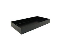 YQINQIN83B Plateau pour Pots de Fleurs Plateau d'égouttage rectangulaire décoratif en Fer, Soucoupe Minimaliste for Composition Florale Élégant(Petit)
