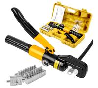YQK-70 Outil De Sertissage Hydraulique 10T - Pression Puissante - Plage De Sertissage Cu 4-70mm² - Moulage En 9 Matrices