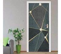 YQLKD Autocollants De Décoration pour Porte Autocollant De Porte De Mur De Fleurs en Relief Stéréo 3D Autocollant