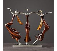 YQLKD Sculpture De Tablerésine Danse Couple Sculpture Statue Amour Décoration