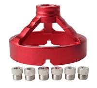 YQNISCU 1 Jeu de Guides de perçage for Trous Droits, Trous de gabarit à 90 degrés avec bagues de 5/6/7/8/9/10mm, Travail du Bois Portable en Alliage d'aluminium, perceuse