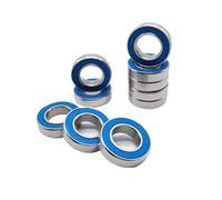 YQNISCU 1 pièces 4x7x2.5mm MR74 2RS ABEC-7 Passe-Temps électrique RC Voitures camions roulements Miniatures L740D Bleu Caoutchouc scellé