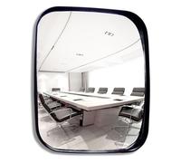 YQNISCU Miroir d'angle Mort, Miroir Convexe Grand Angle 6,3 x 7,5 Pouces, sécurité réglable en Acrylique Transparent avec Cadre en PP for Garage, entrepôt, allée -