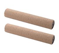 YQNISCU Poteau à gratter for Chat, 2 pièces de Remplacement, Arbre en Jute résistant à l'usure de 16 Pouces, boulons de 8mm, Facile à Installer