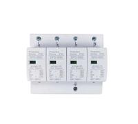 YQNISCU Protecteur de surtension SPD 1P 2P 3P 4P AC385V 20KA 40KA 65KA 80KA 100KA Mini Protecteur de surtension AC protège Les surtensions transitoires (AC385V 10-20KA, 1P)(Ac385v 30-65ka,4P)