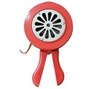 YQNISCU Sirènes de aérien, sirènes portatives avec manivelle Pliable en Alliage d'aluminium Rouge Portables for, Urgence, perceuse de défense -