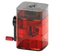 YQNISCU Taille-Crayon Transparent Automatique Apprendre la Papeterie Taille-Crayon mécanique Coupe de Crayon for Les étudiants Suppiles (Rouge -1)(Red -1)