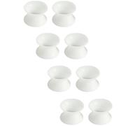 YQNONEZ Lot de 4 paires de tunnels d'oreille souples et fins en silicone hypoallergénique - Kit d'écarteurs d'oreille doux - Bijoux de piercing - Tuneles De Oreja Para Hombre - 3 mm (8 G), 12 mm(1/2