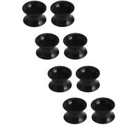 YQNONEZ Lot de 4 paires de tunnels d'oreille souples et fins en silicone hypoallergénique - Kit d'écarteurs d'oreille doux - Bijoux de piercing - Tuneles De Oreja Para Hombre - 3 mm (8 G), 8 mm(0 G