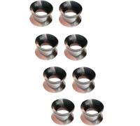 YQNONEZ Lot de 4 paires d'écarteurs d'oreille en silicone multicolores de style A - Flexible et fin - Hypoallergénique - Kit d'écarteurs d'oreille doux - Bijoux de piercing - Pour homme et femme - 3