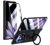 YQODSZ Coque magnétique pour Oppo Find N5 avec anneau rotatif, béquille avec protection d'écran, charnière, support de chargement sans fil, coque de protection fine en polycarbonate rigide pour Oppo