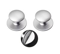 YQOLG87 Poignées de Tiroir Autocollantes,2 Pièces Boutons de plastique Auto-adhésives,Boutons d'armoire sans poinçonnage,Pour Meubles modernes,Garde-robe,Placards,27mm/1in,silver