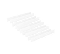 Yqqhrbm 10 Séparateurs de Tiroir Réglables, Cloisons de Rechange, Séparateurs de Rangement Faciles à Découper et à Installer pour Armoires à Miroir, Translucide