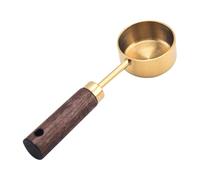 Yqqhrbm Cuillère à Café Multifonctionnelle et Compacte, Idéale pour Le Thé et Le Lait, or