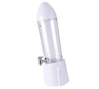 Yqqhrbm Distributeur de Bière Distributeur Table Boisson Robinet Fusée Grande Capacité Matériau Fiable Adaptable Aux Célébrations Maison Restaurants 3L, Blanc