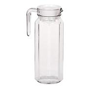 Yqqhrbm Fermer avec Couvercle pour Verser Soi-même, Bouteilles de Thé Ou de Lait, Pot octogonal 1100ml